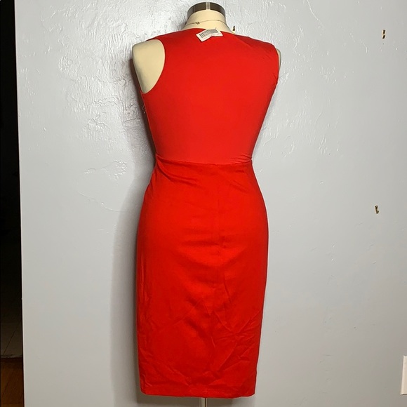 NWT Bailey 44 Red Sleeveless Dress Red Twist Dress - Picture 5 of 7